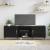Cabinet TV cu raft Stejar negru 150 x 30 x 50 cm Lemn compozit GartenMobel Dekor