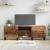 Cabinet TV cu raft cu depozitare cu ușă 150 x 30 x 50 cm Lemn compozit GartenMobel Dekor