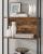 VASAGLE Biblioteca 60x24x186 cm, 6 rafturi, stil industrial, PAL si otel, maro rustic-negru Household NewTrend
