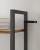 VASAGLE Biblioteca 60x24x186 cm, 6 rafturi, stil industrial, PAL si otel, maro rustic-negru Household NewTrend