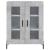 Dulap înalt, gri beton, 69,5x34x180, lemn compozit GartenMobel Dekor