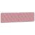 Cadru de pat cu lumini LED, roz, 200x200 cm, catifea GartenMobel Dekor