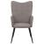 Scaun de relaxare, gri taupe, material textil GartenMobel Dekor