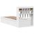 Cadru de pat fără saltea, alb, 90x200 cm, lemn masiv pin GartenMobel Dekor