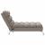 Șezlong de masaj cu perne, gri taupe, material textil GartenMobel Dekor