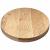 Blat de masă 140x60x4 cm lemn masiv de stejar oval GartenMobel Dekor