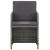 Set mobilier de exterior cu perne, 17 piese, gri, poliratan GartenMobel Dekor