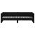 Pat extensibil de zi, negru, 2x(90x200) cm, lemn masiv pin GartenMobel Dekor