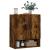 Dulap de perete, stejar fumuriu, 60x31x70 cm, lemn compozit GartenMobel Dekor