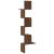 Raft colțar perete stejar maro 32x32x127,5 cm lemn prelucrat GartenMobel Dekor