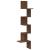 Raft colțar perete stejar maro 32x32x127,5 cm lemn prelucrat GartenMobel Dekor