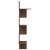 Raft colțar perete stejar maro 32x32x127,5 cm lemn prelucrat GartenMobel Dekor