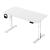 Birou, pro.tec, PXST-0122 Ringe, 120 x 60 cm, pal, otel, plastic, alb, reglabil pe inaltime HausGarden Leisure