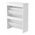 Dulap pantofi, en.casa, PXHF-0001 Kragero, 80 x 60 x 24 cm, pal, oglinda, alb, cu 2 usi HausGarden Leisure