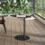 Masuta Nastätten 50x50x38cm negru mat [en.casa] HausGarden Leisure