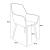 Set 2 scaune tapitate Hollola gri inchis [en.casa] HausGarden Leisure