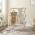 Uscator rufe, en.casa, PXLR-0124 Grinau, 128 x 72 x 44 cm, bambus, natur, pliabil, cu 11 bare HausGarden Leisure
