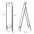 Oglinda de podea, en.casa, PXIT-0156 Fardella, 150 x 41 x 59,5 cm, metal, negru, reglabila HausGarden Leisure