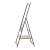 Oglinda de podea, en.casa, PXIT-0155 Chamois, 150 x 44 x 60 cm, metal, mef, negru, lemn stejar, reglabila cu 1 raft HausGarden Leisure