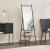 Oglinda de podea, en.casa, PXIT-0155 Chamois, 150 x 44 x 60 cm, metal, mef, negru, lemn stejar, reglabila cu 1 raft HausGarden Leisure