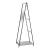 Oglinda de podea, en.casa, PXIT-0153 Ruffano, 160 x 44 x 59,5 cm, metal negru, reglabila, cu raft HausGarden Leisure