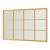 Oglinda de perete, en.casa, Cupello, 90 x 60 cm, mdf, auriu, dreptunghiulara HausGarden Leisure
