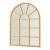 Oglinda de perete, en.casa, Villalago, 80 x 60 cm, mdf, auriu, semicerc HausGarden Leisure