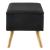 Bancheta, en.casa, PXUN-0102 Salford, 79x39x39 cm, mdf, poliester, lemn, negru, cu spatiu depozitare HausGarden Leisure