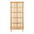 Raft, en.casa, Trundholm, 185 x 80 x 45 cm, bambus, natur, cu 5 polite, de sine statator HausGarden Leisure