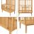 Suport haine, en.casa, Vemb, 185 x 80 x 45 cm, bambus, natur, 40 kg HausGarden Leisure