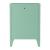 Noptiera Inari cu maner pe stanga otel verde pastel mat [en.casa] HausGarden Leisure