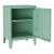 Noptiera Inari cu maner pe stanga otel verde pastel mat [en.casa] HausGarden Leisure