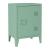 Noptiera Inari cu maner pe stanga otel verde pastel mat [en.casa] HausGarden Leisure