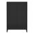Dulap, en.casa, PXSL-0185 Hamina, 113 x 80 x 40 cm, otel, negru, cu 6 usi si 3 rafturi HausGarden Leisure