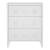 Dulap, en.casa, PXSL-0182 Hameenlinna, 72 x 60 x 40 cm, otel, alb, cu 3 sertare, design industrial HausGarden Leisure
