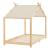 Pat copii, en.casa, PXSD-0002 Brome, 206 x 96 x 146 cm, brad, placaj, poliester, natur, design casuta HausGarden Leisure