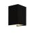 Set 2 bucati lampa de perete Schwerin negru [lux.pro] HausGarden Leisure