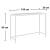 Masa, en.casa, PXXM-0075 Kronoby, 80 x 100 x 30 cm, metal, mdf, efect stejar, negru HausGarden Leisure