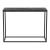 Masa, en.casa, PXXM-0077 Kittila, 80 x 100 x 30 cm, metal, mdf, efect marmura, negru HausGarden Leisure