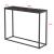 Masa, en.casa, PXXM-0077 Kittila, 80 x 100 x 30 cm, metal, mdf, efect marmura, negru HausGarden Leisure