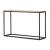 Masa, en.casa, PXXM-0076 Kittila, 80 x 100 x 30 cm, metal, mdf, efect stejar, negru HausGarden Leisure