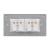 Priza Dubla cu Rama din Sticla LUXION, Standard Italian, 4M SmartElectro IntelligentHouse