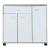 Comoda Bobeck 72x80x28cm stejar/alb [en.casa] HausGarden Leisure