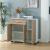Comoda Bobeck 72x80x28cm alb/stejar [en.casa] HausGarden Leisure