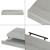 Raft, en.casa, PXWK-0004 Karkkila, 60 x 23,5 x 8 cm, mdf, efect beton, 5 kg, cu sertar incorporat, montabil pe perete HausGarden Leisure