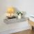 Raft, en.casa, PXWK-0004 Karkkila, 60 x 23,5 x 8 cm, mdf, efect beton, 5 kg, cu sertar incorporat, montabil pe perete HausGarden Leisure