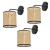 Set 3 bucati aplice perete Southend neu 40W 1xE14 negru bej [lux.pro] HausGarden Leisure
