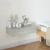 Raft, en.casa, PXWK-0006 Karsamaki, 60 x 35 x 12 cm, mdf, efect beton, 5 kg, montabil pe perete, cu sertar incorporat HausGarden Leisure
