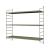 Raft perete Strängnäs 50x60x15cm otel camel mat [en.casa] HausGarden Leisure