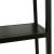 Raft, en.casa,  PXSL-0214 Jamijarvi, 140 x 60 x 18 cm, otel, negru mat, cu 4 polite depozitare, montabil pe perete HausGarden Leisure